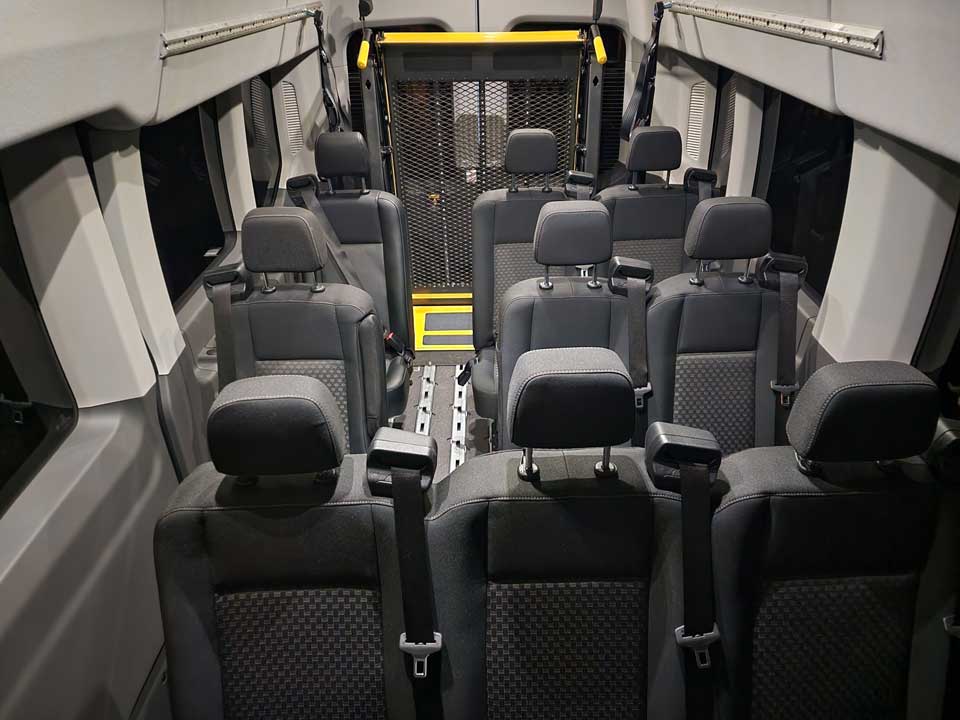 Inside of the Frances Express.