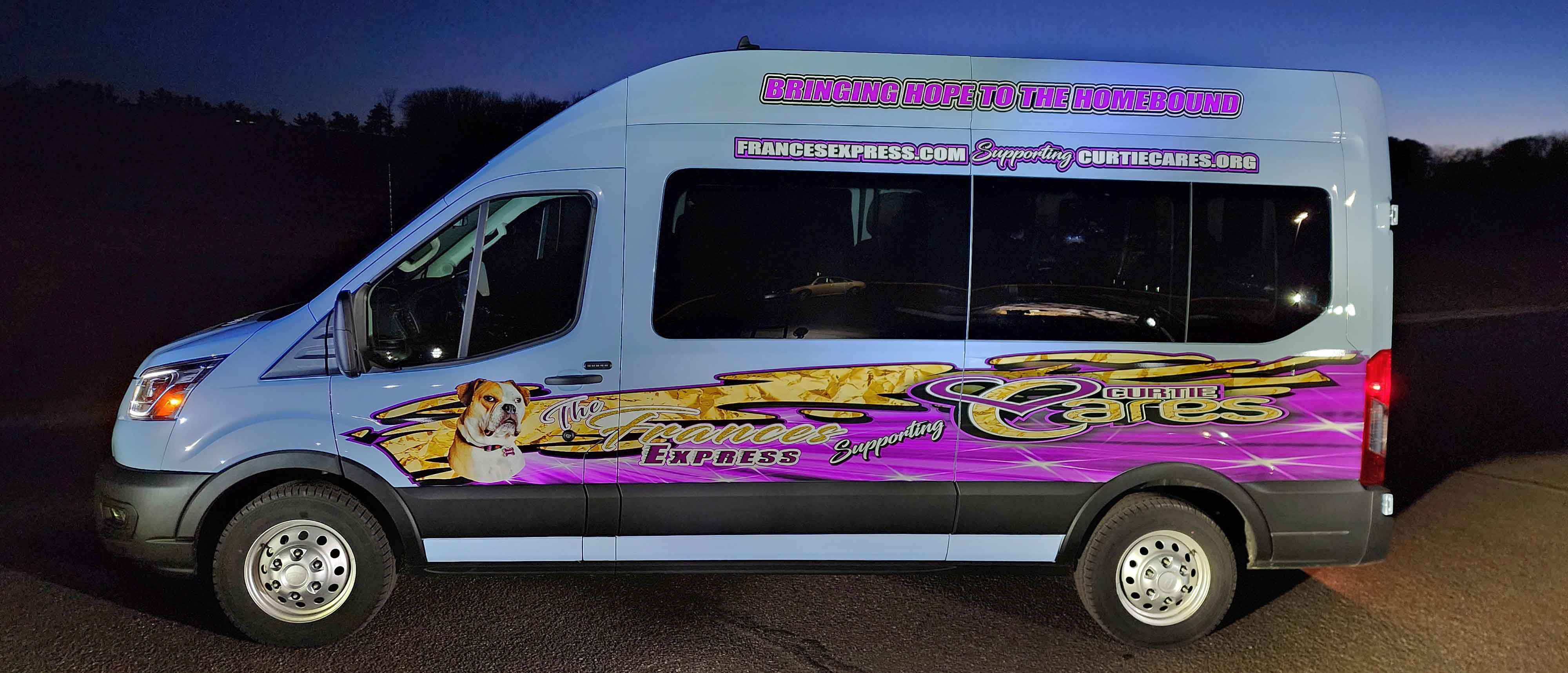 The Frances Express van